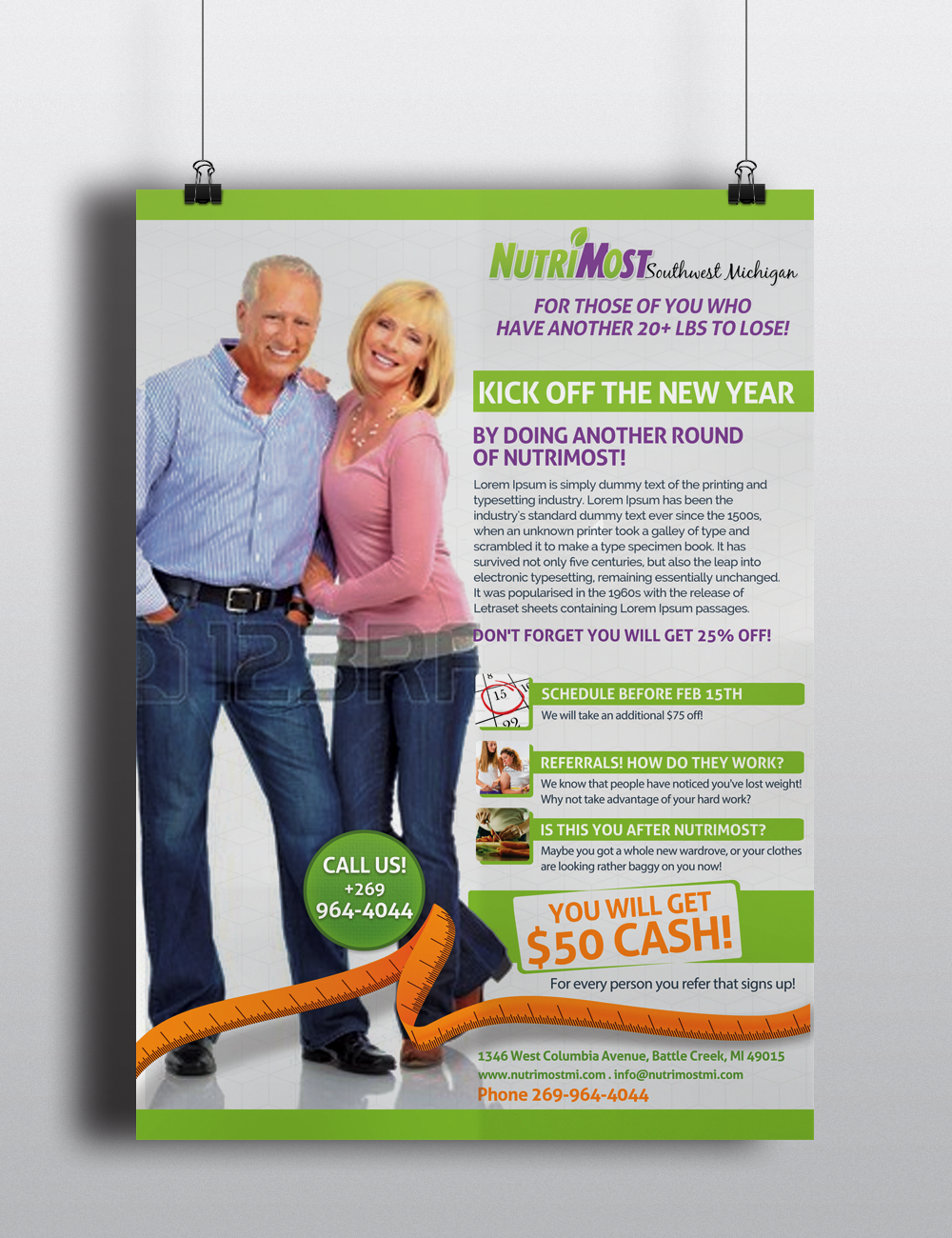 Flyer Design by Elegant Designs for custom fat loss centers | Design #4961029
