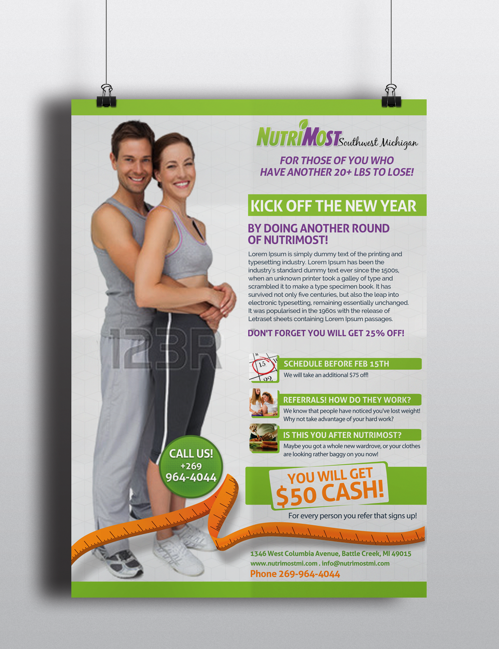 Flyer Design by Elegant Designs for custom fat loss centers | Design #4961392