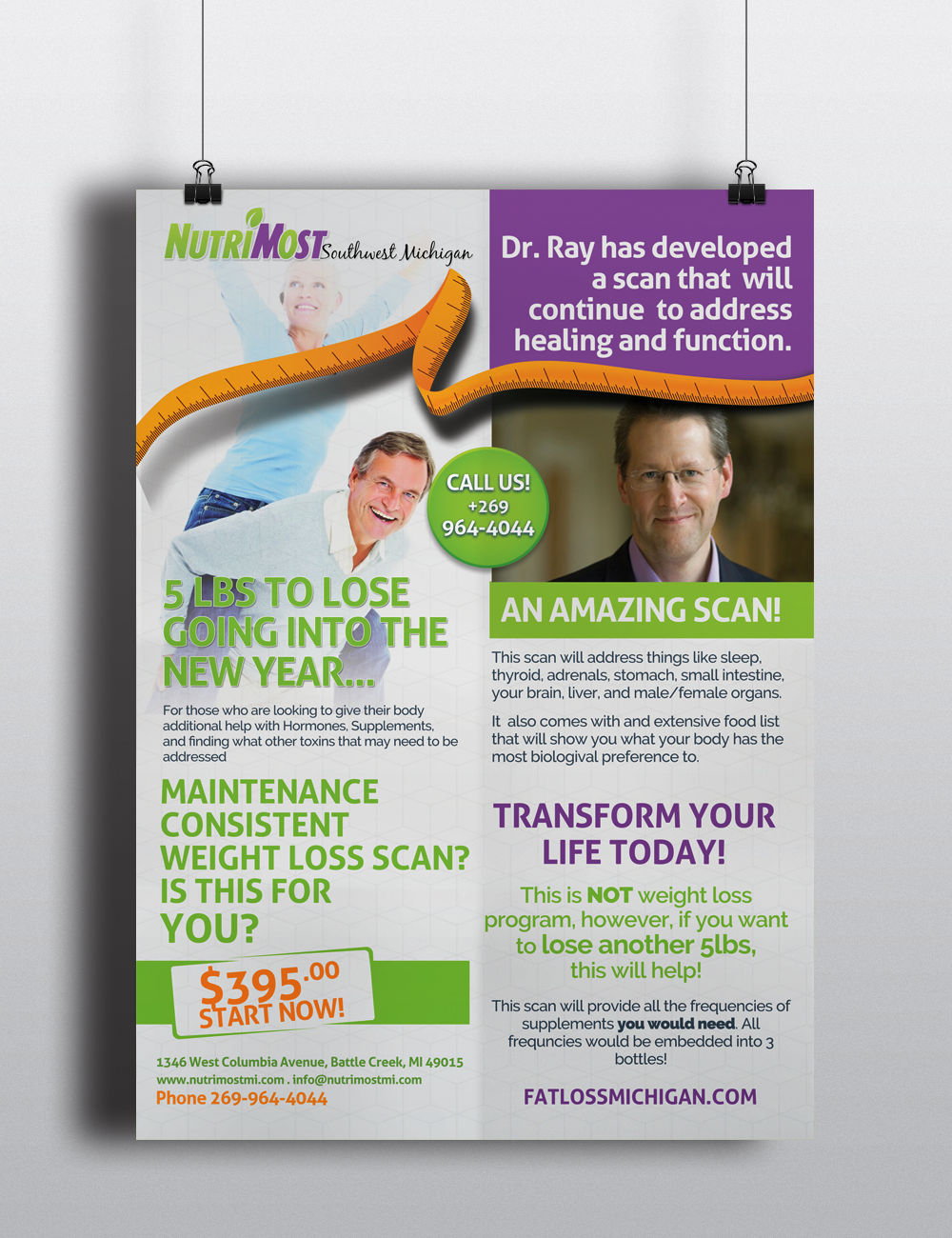 Flyer Design by Elegant Designs for custom fat loss centers | Design #4963310