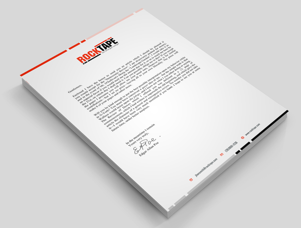 Stationery Design by Eggo May P for this project | Design #4961606
