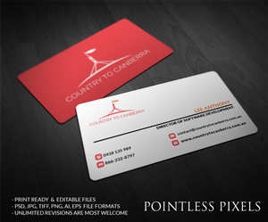 Business Card Design by Pointless Pixels India for this project | Design #4952254