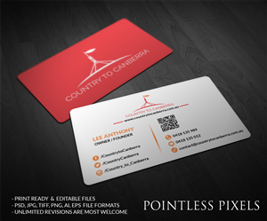 Business Card Design by Pointless Pixels India for this project | Design: #4952561
