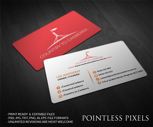 Business Card Design by Pointless Pixels India for this project | Design: #4952815