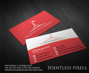 Business Card Design by Pointless Pixels India for this project | Design: #4952867