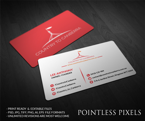Business Card Design by Pointless Pixels India for this project | Design: #4952967