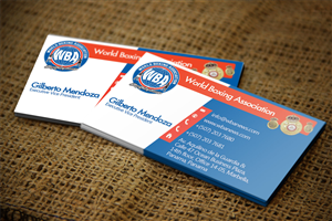 Business Card Design by Lanka Ama for World Boxing Association | Design: #4956876