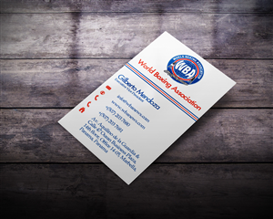 Business Card Design by Lanka Ama for World Boxing Association | Design: #4956896