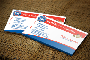 Business Card Design by Lanka Ama for World Boxing Association | Design: #4957065