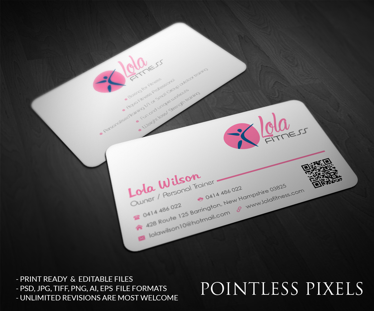 Diseño de Tarjeta de Presentación por Pointless Pixels India para este proyecto | Diseño #4974004