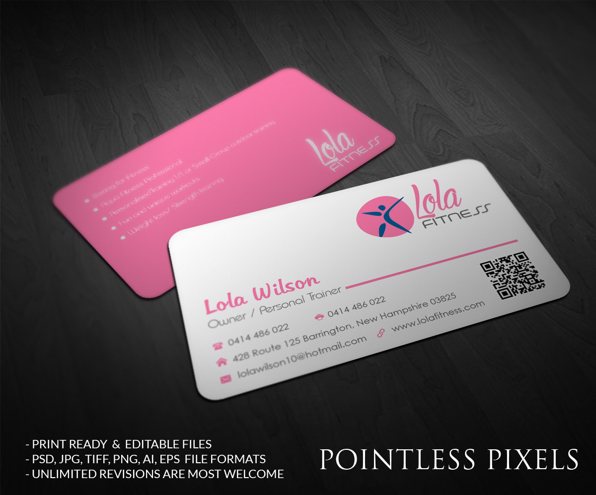 Diseño de Tarjeta de Presentación por Pointless Pixels India para este proyecto | Diseño #4974016