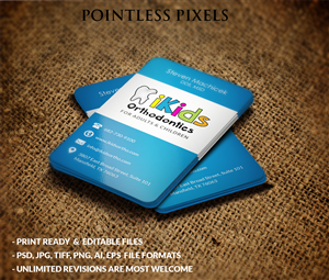 Business Card Design by Pointless Pixels India for this project | Design: #4992724