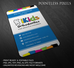 Business Card Design by Pointless Pixels India for this project | Design: #4997268