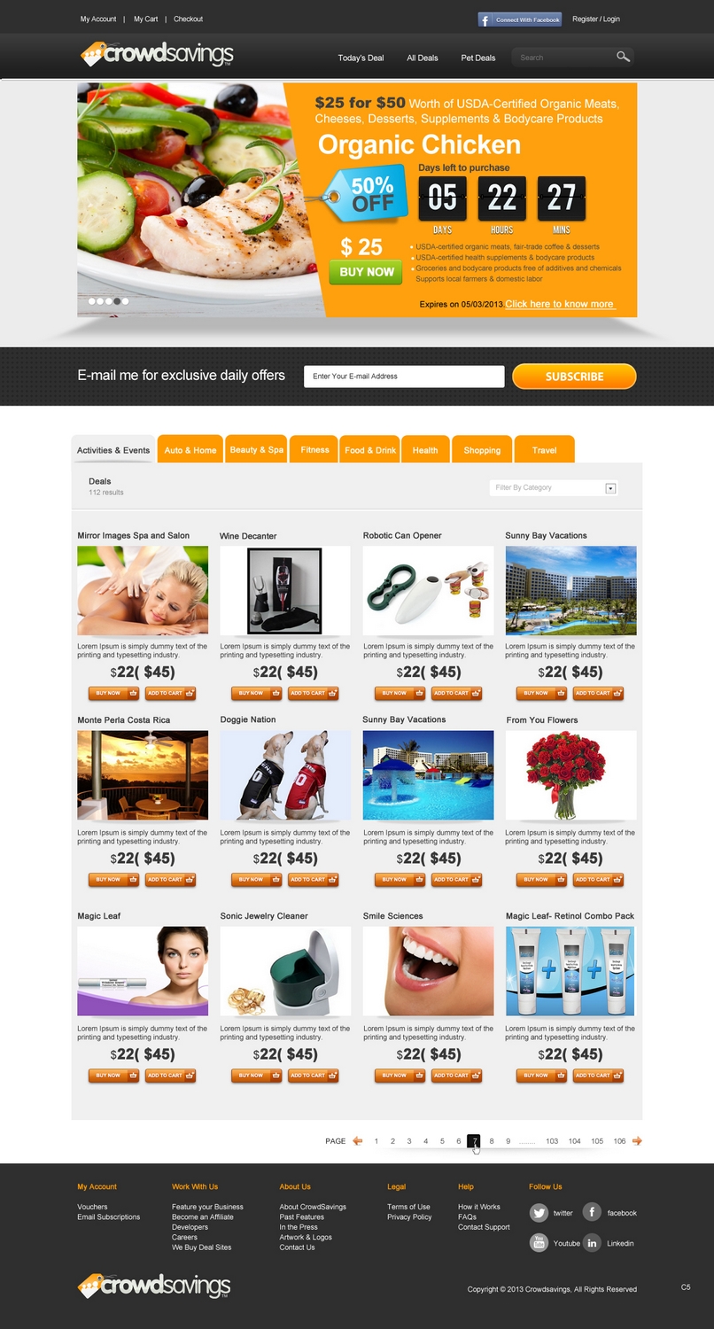 Web Design by pb for this project | Design #1405796