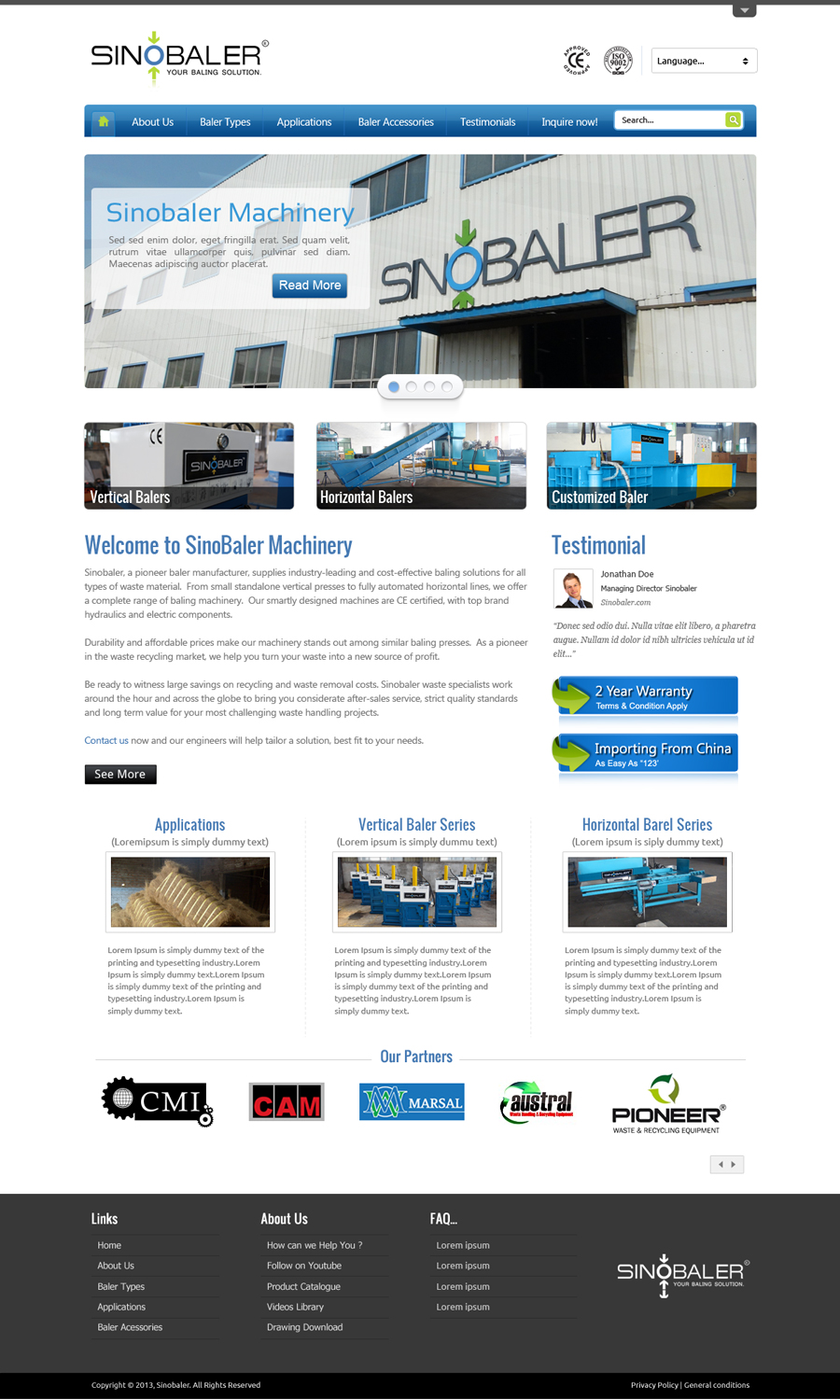 Web Design by OM for this project | Design #1432159