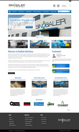 Web Design by OM for this project | Design: #1432159