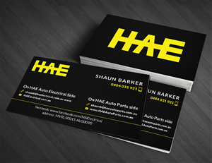 Design de Carte de Visite par  Artman pour Hunter Auto Electrical | Design : #4996327