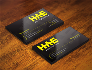 Diseño de Tarjeta de Presentación por INDIAN_Ashok para Hunter Auto Electrical | Diseño: #4963766