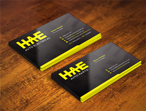 Diseño de Tarjeta de Presentación por INDIAN_Ashok para Hunter Auto Electrical | Diseño: #4963768