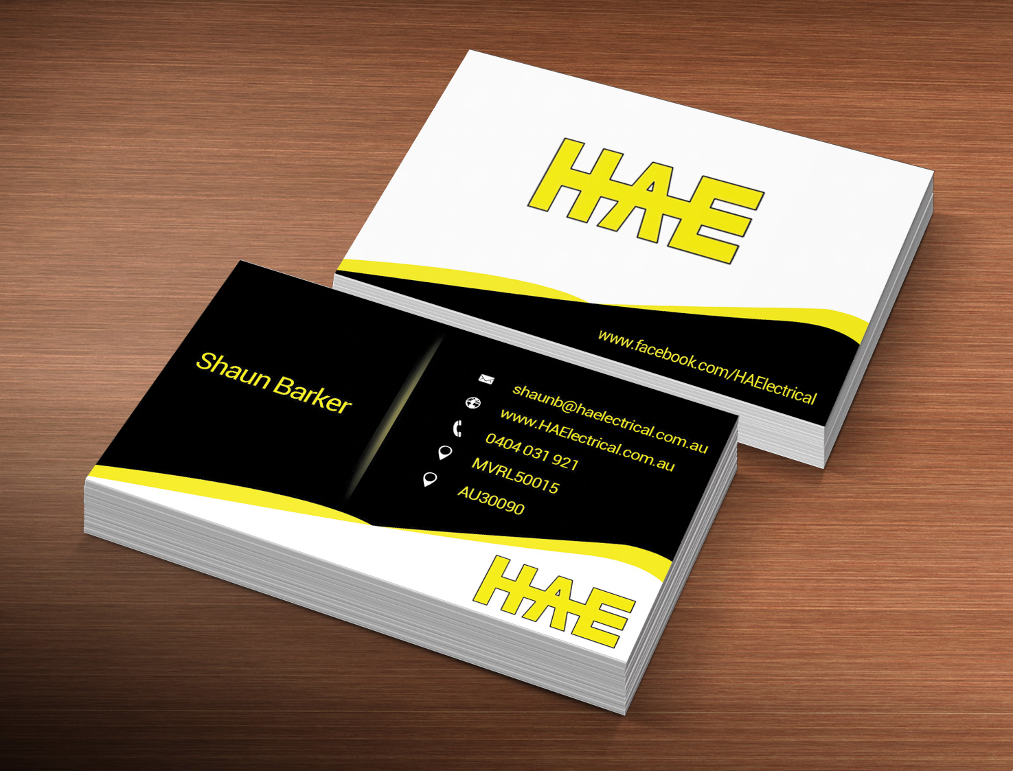 Diseño de Tarjeta de Presentación por Lanka Ama para Hunter Auto Electrical | Diseño #4965000