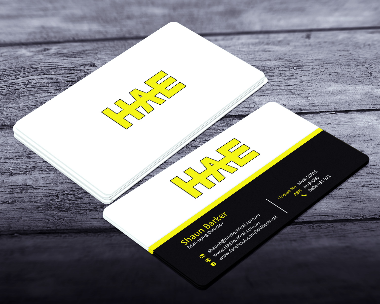 Diseño de Tarjeta de Presentación por Lanka Ama para Hunter Auto Electrical | Diseño #4965001