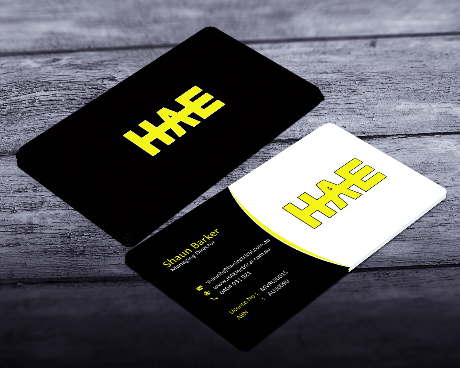 Diseño de Tarjeta de Presentación por Lanka Ama para Hunter Auto Electrical | Diseño #4965004