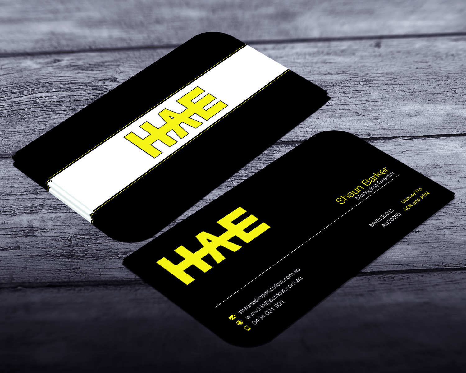 Diseño de Tarjeta de Presentación por Lanka Ama para Hunter Auto Electrical | Diseño #4965512