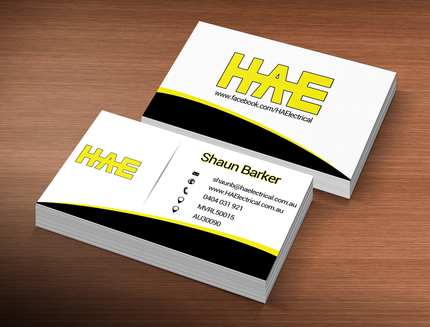 Diseño de Tarjeta de Presentación por Lanka Ama para Hunter Auto Electrical | Diseño #4965513