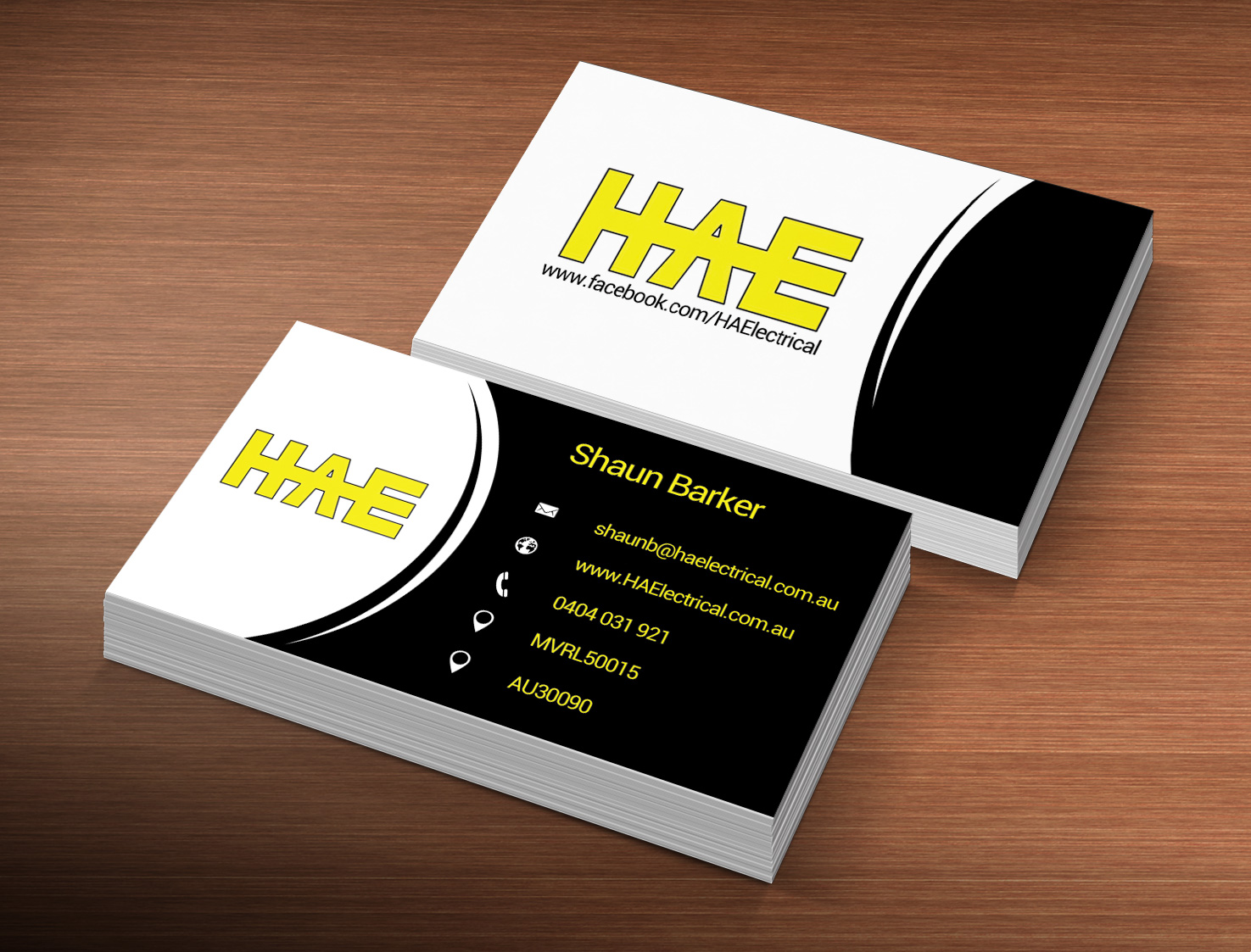 Diseño de Tarjeta de Presentación por Lanka Ama para Hunter Auto Electrical | Diseño #4965514