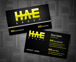 Business Card Design by Owaisias for Hunter Auto Electrical | Design #4968226