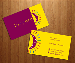 Design de Carte de Visite par gist_comm09 pour Divyata | Design #5024594