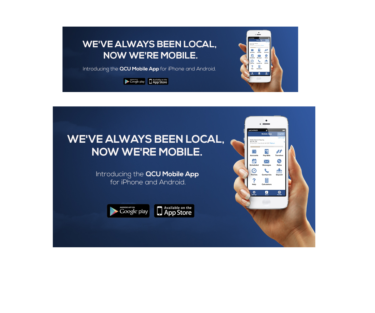 Mobile Banking App Ads