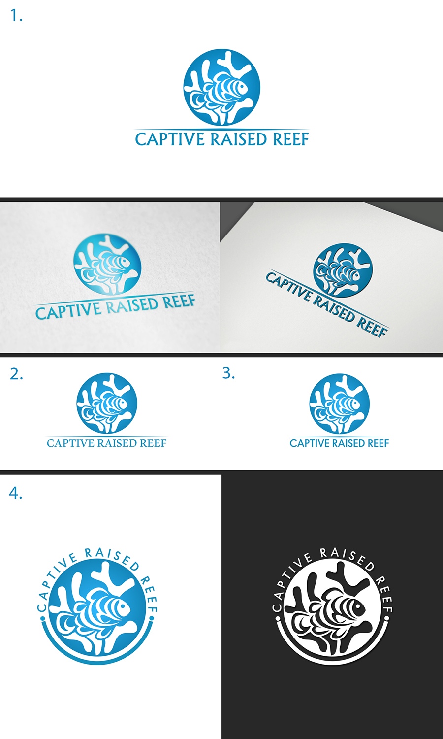 Logo Design by pine design for Captive Raised Reef LLC | Design #4977251