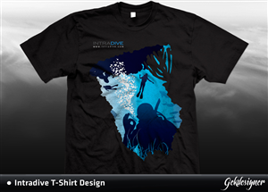 Scuba Diving T-shirt Design Project | T-shirt Design by gekgrfx