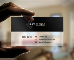Business Card Design by Eggo May P for Shift of Focus  | Design: #4966670