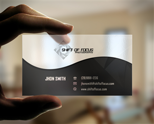 Business Card Design by Eggo May P for Shift of Focus  | Design: #4966699