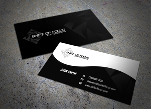 Business Card Design by Eggo May P for Shift of Focus  | Design: #4966767