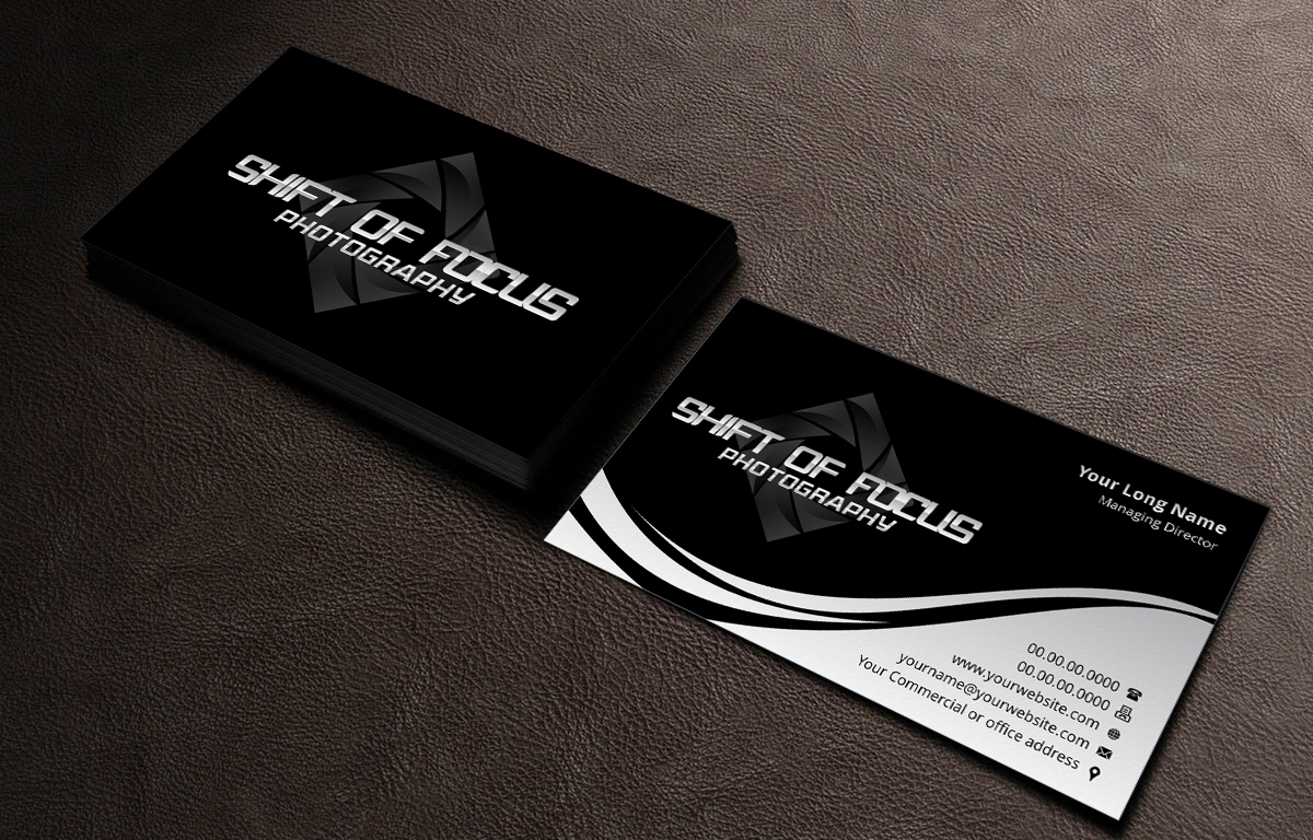 Business Card Design by INDIAN_Ashok for Shift of Focus  | Design #4964444