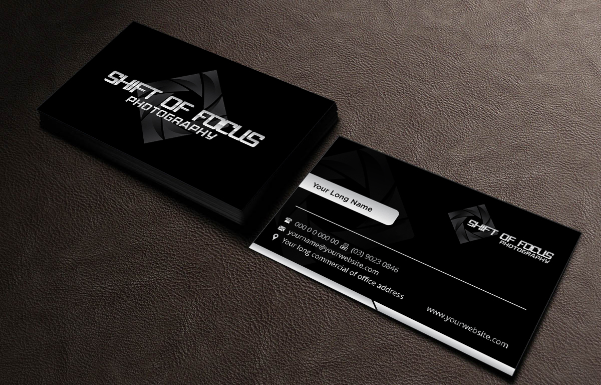 Visitenkarten-Design von INDIAN_Ashok für Shift of Focus  | Design #4964445