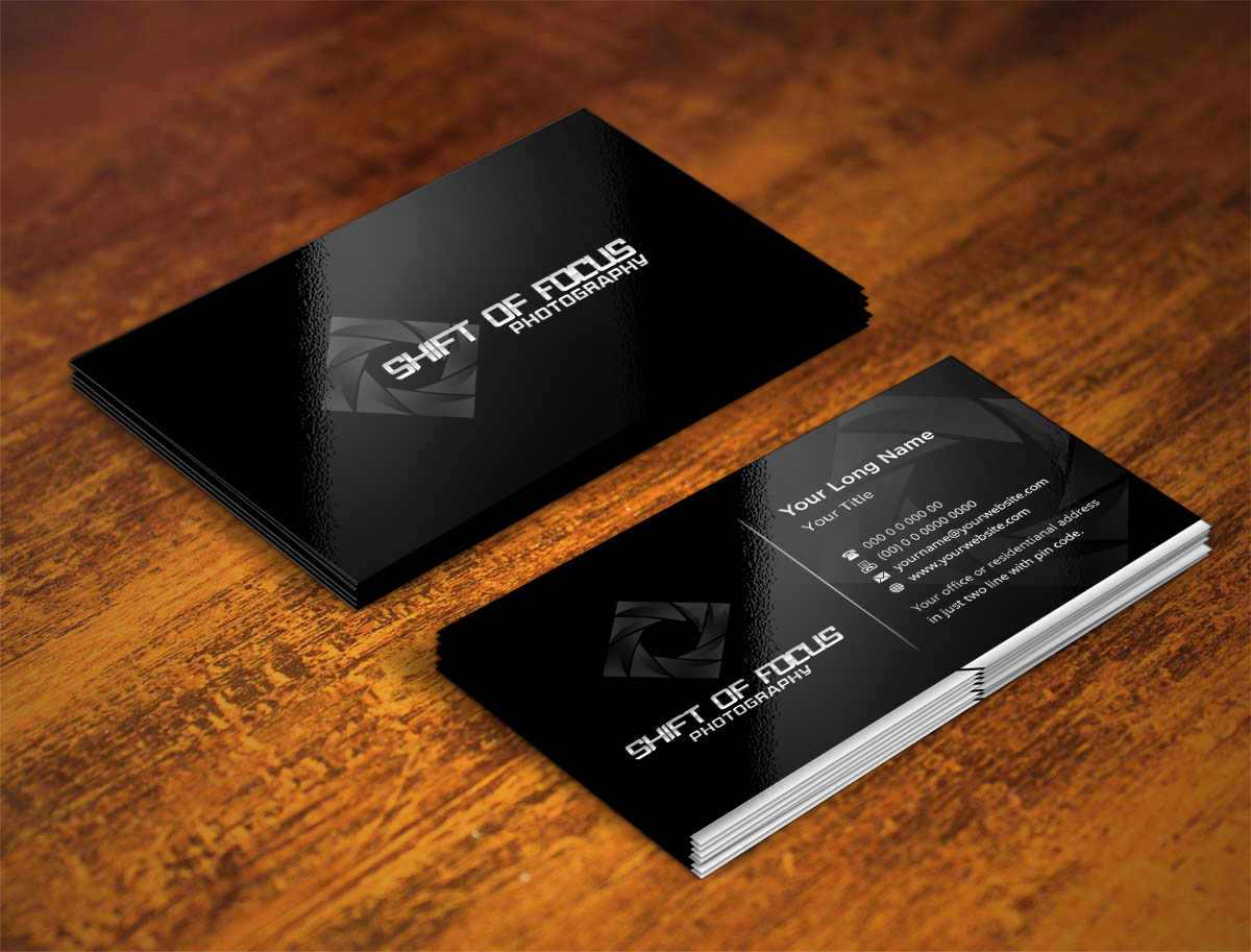 Design de Carte de Visite par INDIAN_Ashok pour Shift of Focus  | Design #4964460