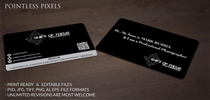 Design de Carte de Visite par Pointless Pixels India pour Shift of Focus  | Design #4964818