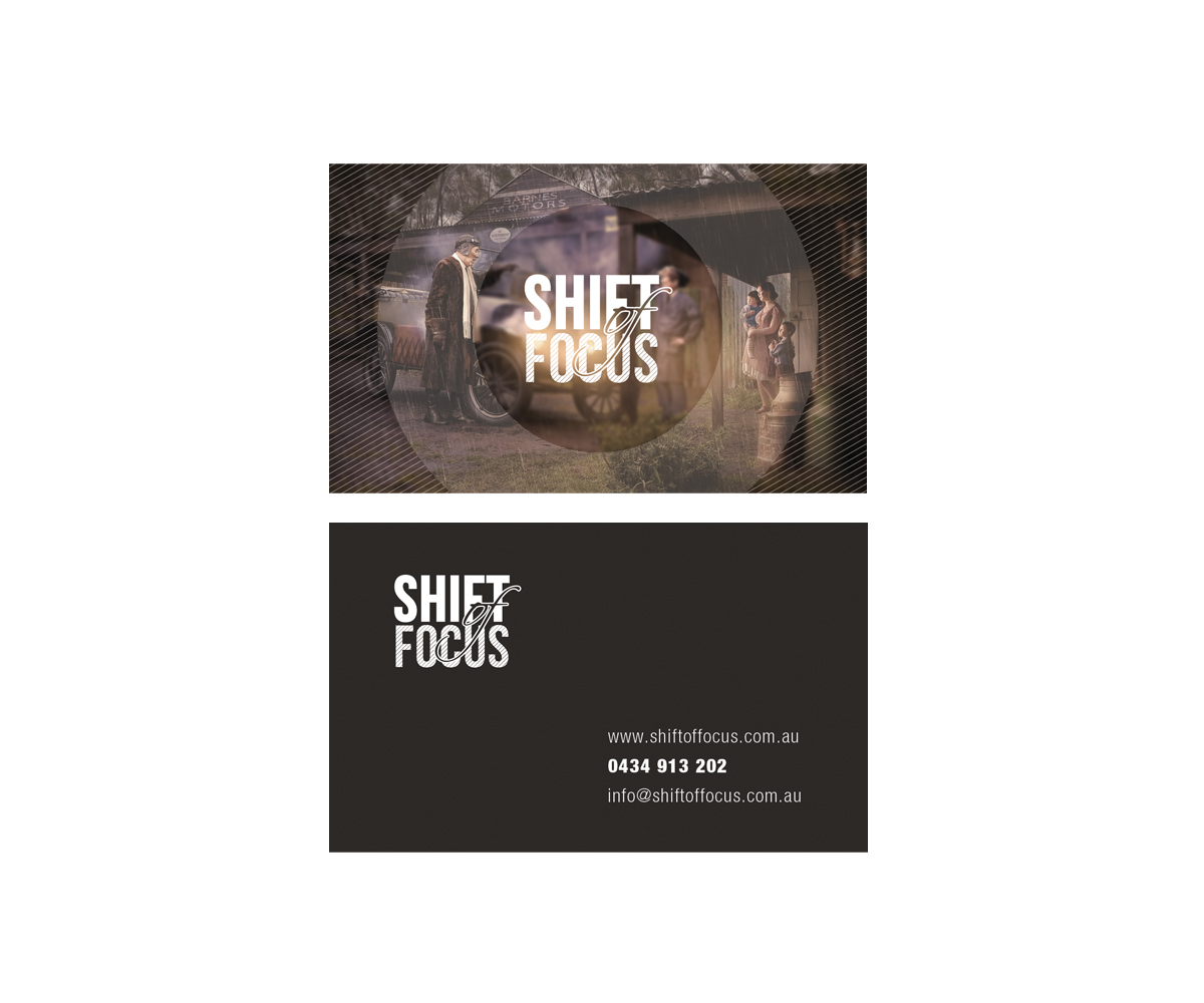 Design de Carte de Visite par JACQUI pour Shift of Focus  | Design #4970548