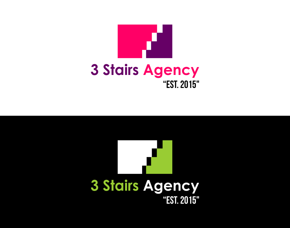 Logo Design by rednixvenkat85 for Three Stairs Agency | Design #4964326