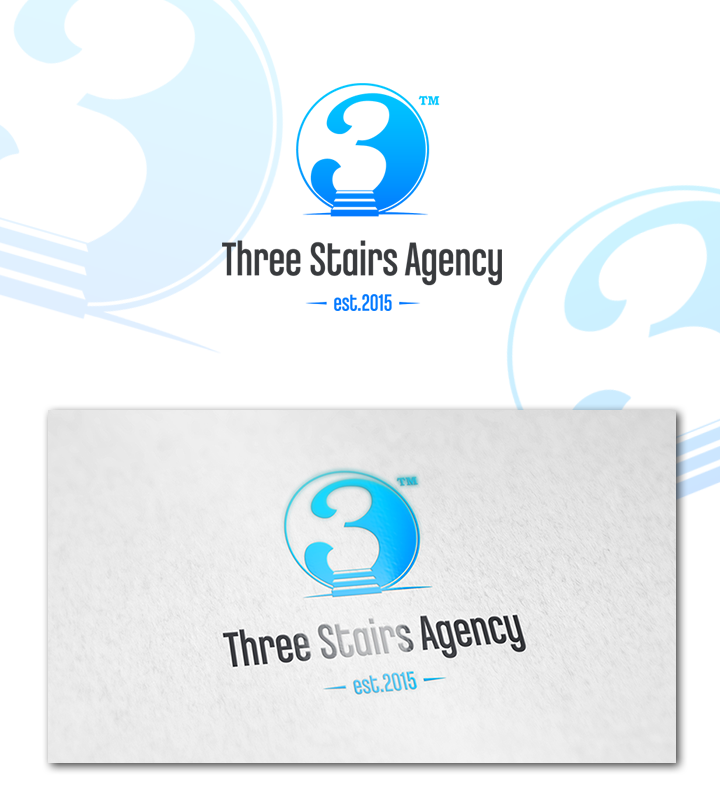 Logo Design by BuntarBG for Three Stairs Agency | Design #5003631