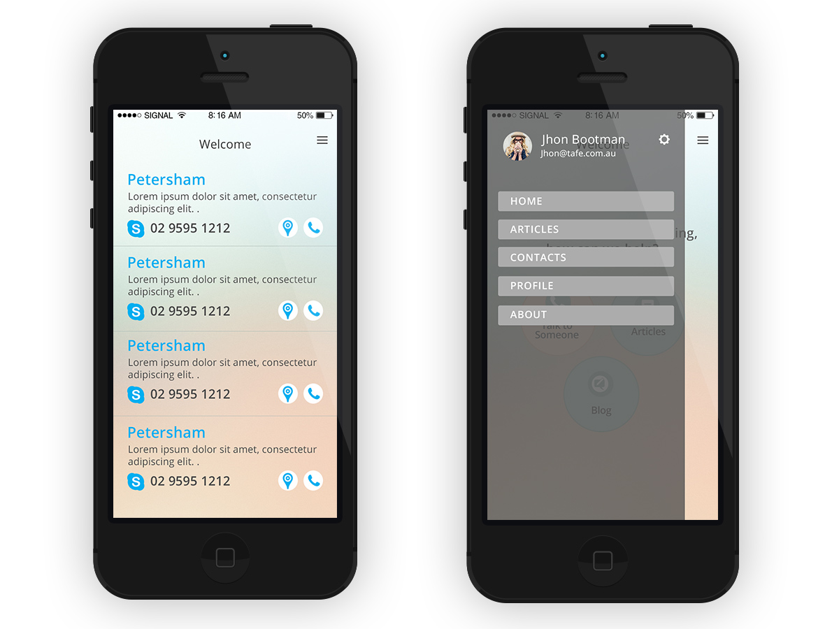 Design Application par Sunil pour ce projet | Design #5592845