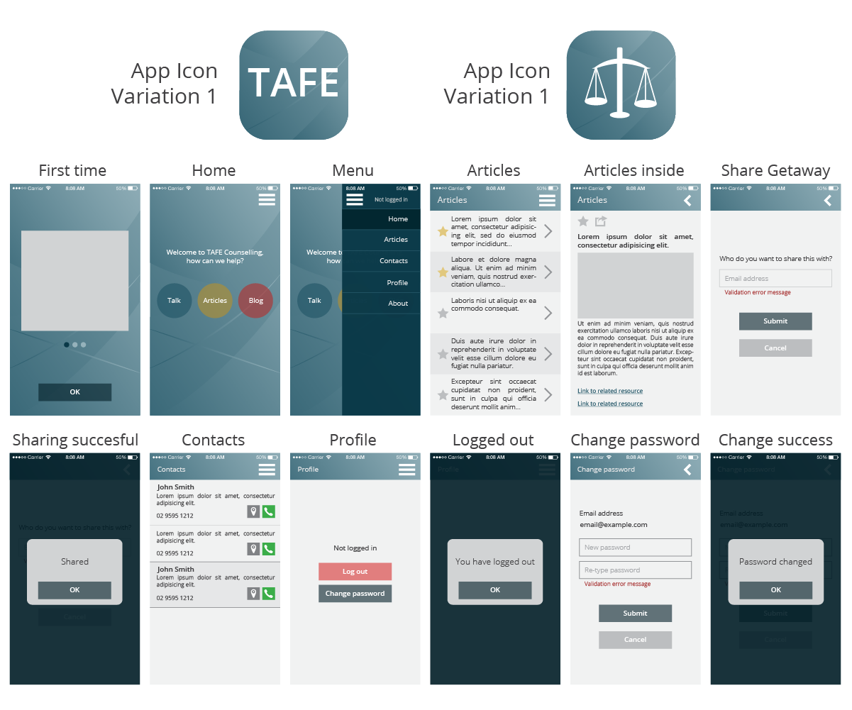 Diseño de aplicación (App) por dii para este proyecto | Diseño #5574262