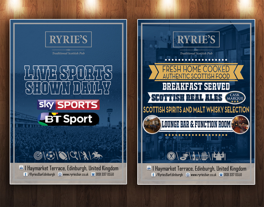 Poster Design by kogner for Ryrie's | Design #5033528