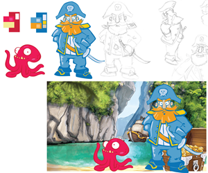 Character Design by C.Moro for Mr Duton | Design: #5059499