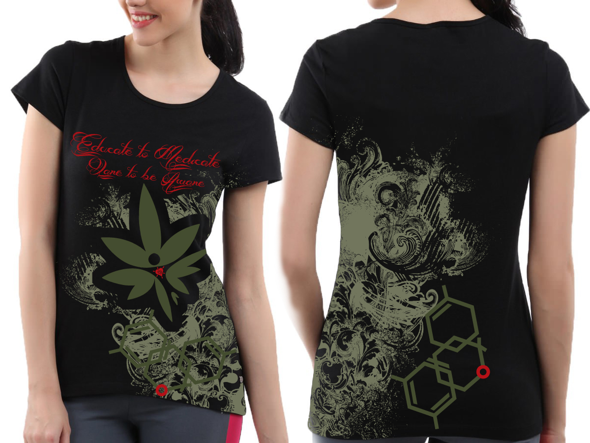 T-shirt Design by BABLEO for CannAware, LLC | Design #5060430