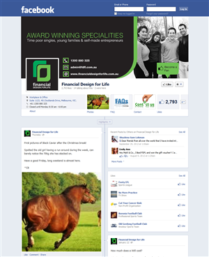 Facebook-Design von SpellWebDesign für dieses Projekt | Design #1399181