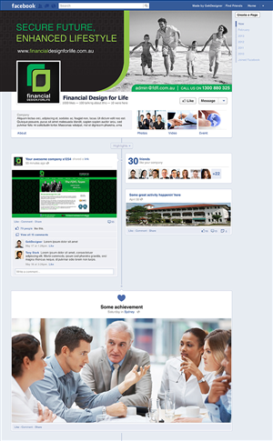 Facebook Design by gekgrfx